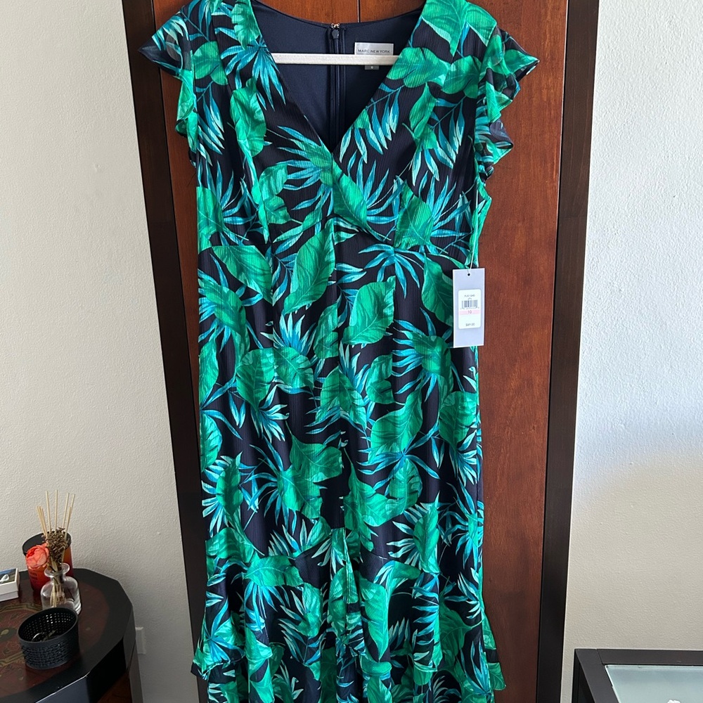 New! Marc New York V Neck Dress Size 10